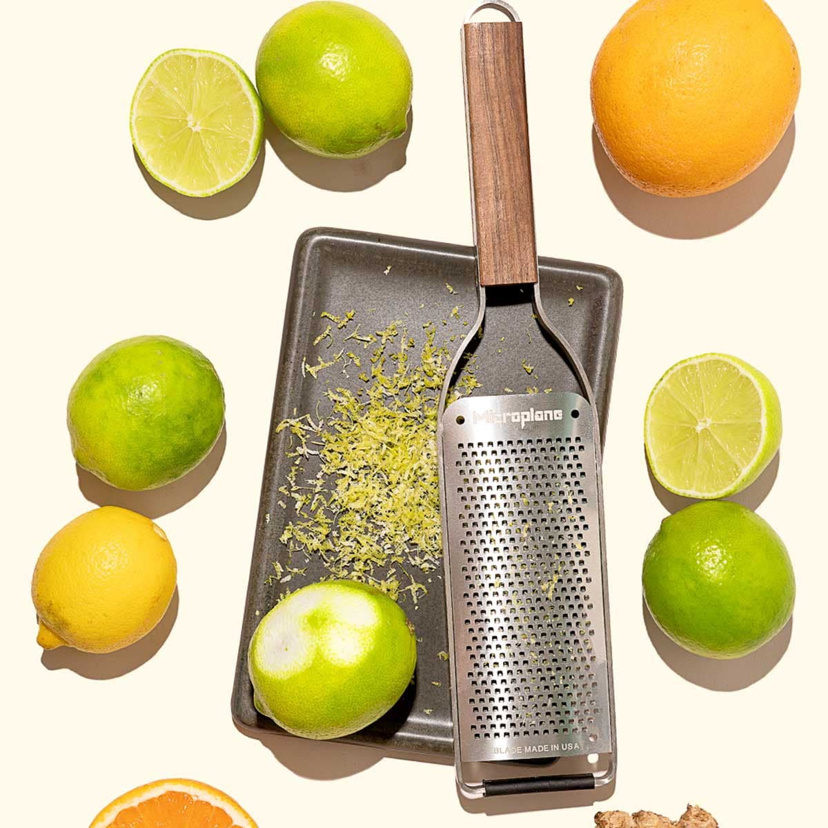 Microplane Master Fine Grater with Walnut Handle